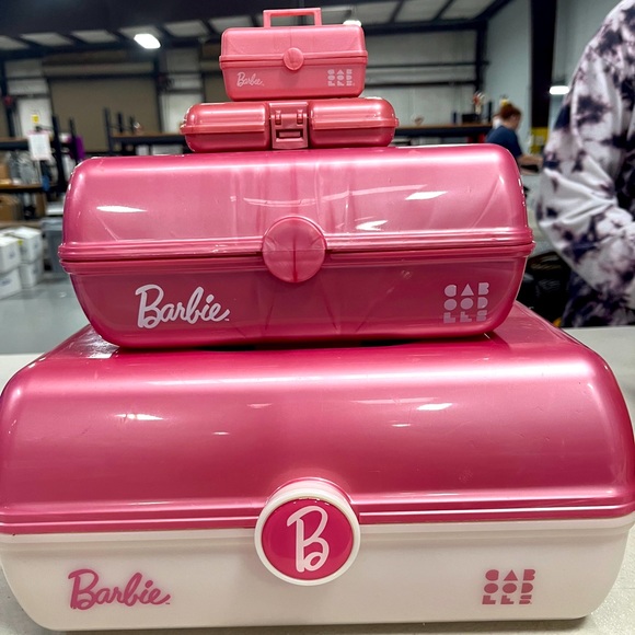 Barbie Other - Barbie caboodles 3 piece set. The small top caboodle is sold!